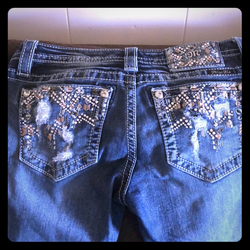 Once worn Miss Me skinny jeans